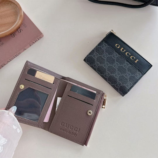 Iconic Trend Inspired Zipper Card Holder Wallet