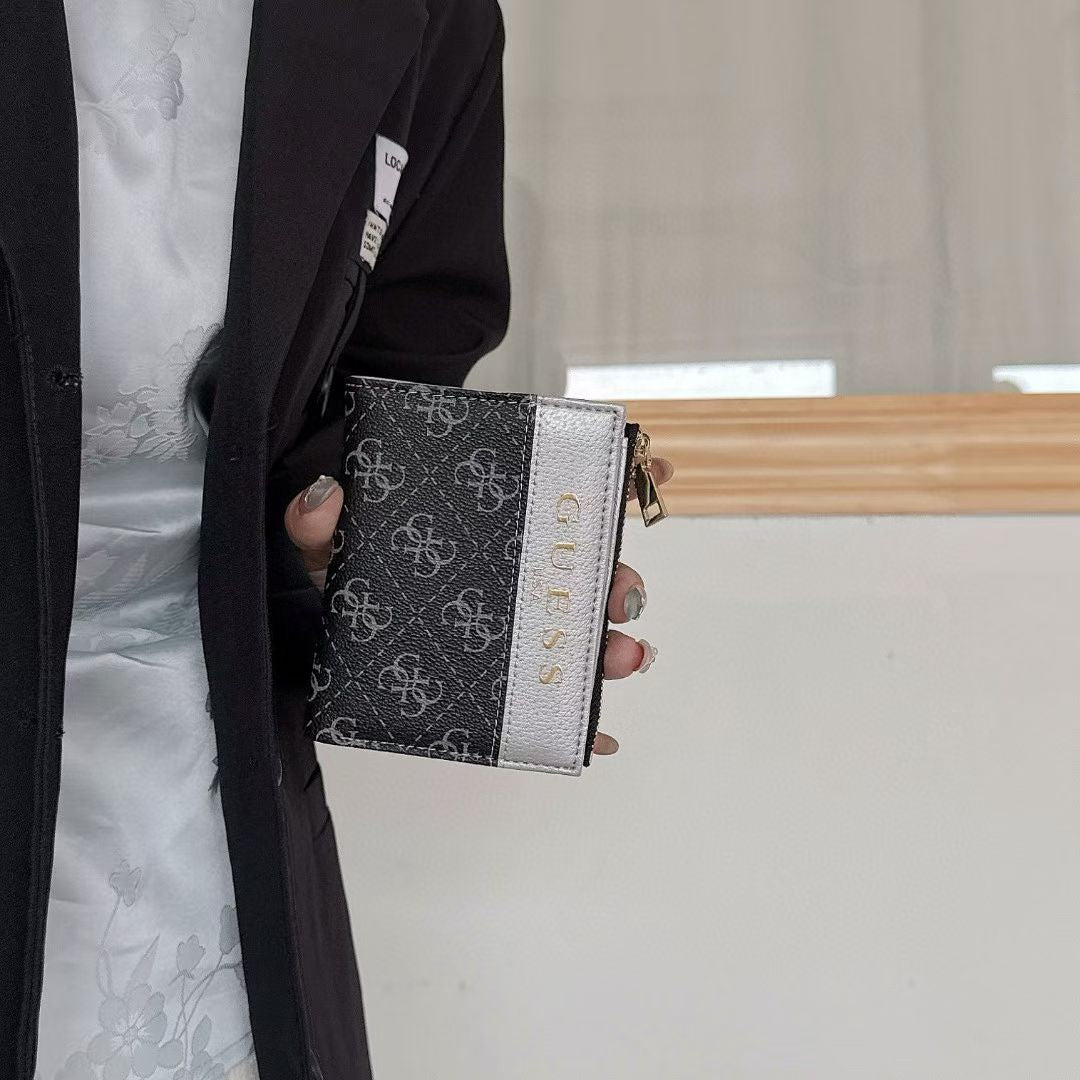 Wallet Card With Zipper