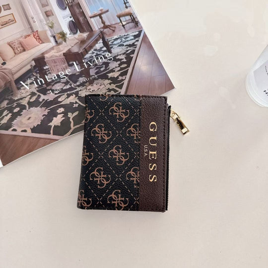 Wallet Card With Zipper