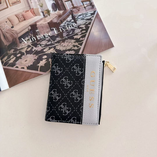 Wallet Card With Zipper