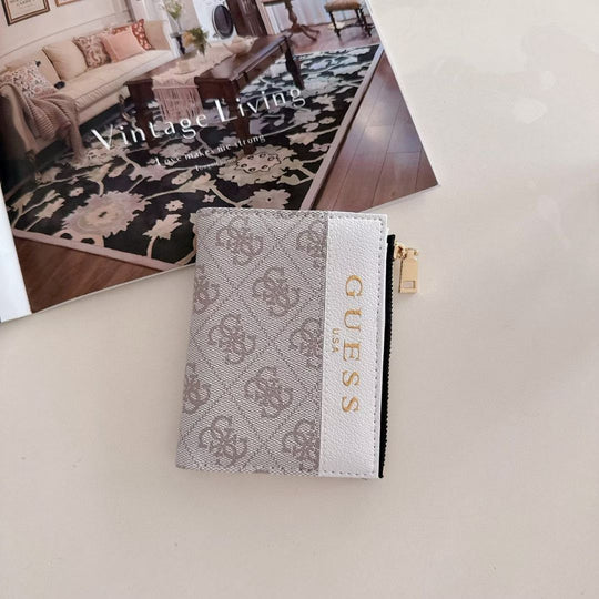 Wallet Card With Zipper