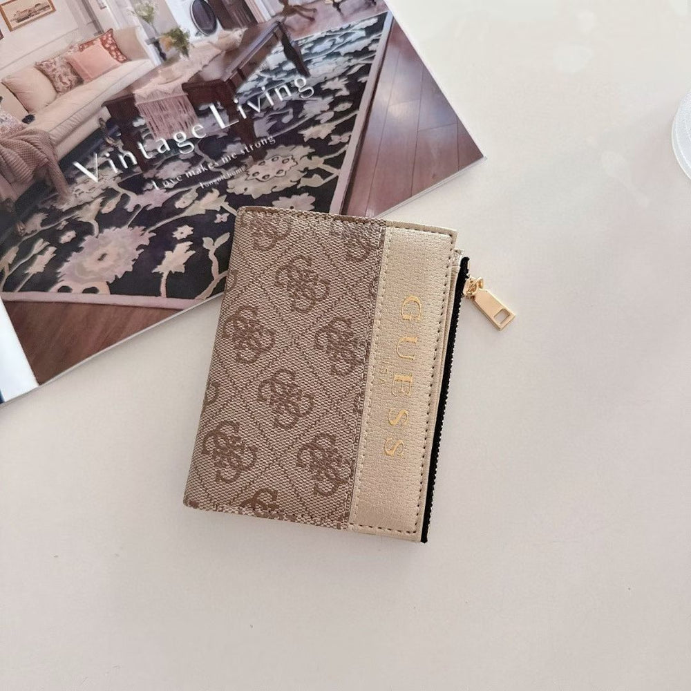 Wallet Card With Zipper