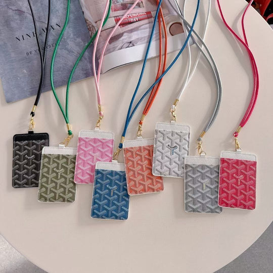 Wallet Card Holder With Strap Card Holder