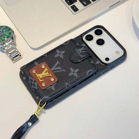 Designer Inspired Chic iPhone Case With Hand Strap