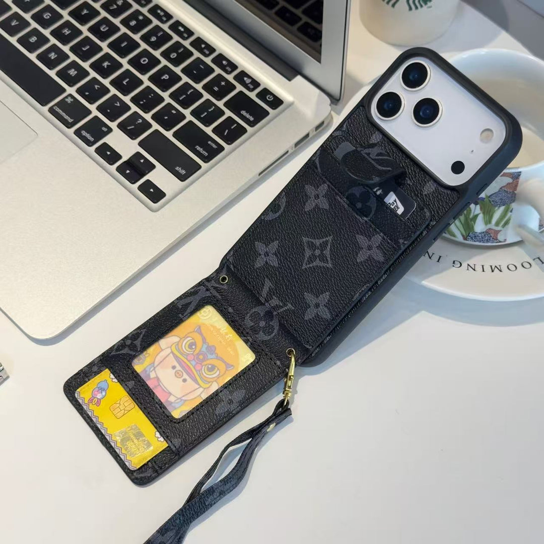 Designer Inspired Chic iPhone Case With Hand Strap