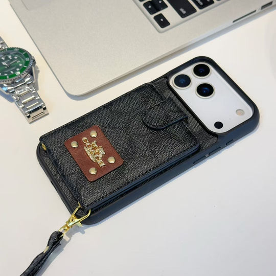 Designer Inspired Chic iPhone Case With Hand Strap