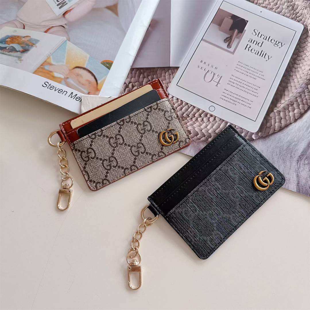 Wallet ID Zipper Card Holder Case