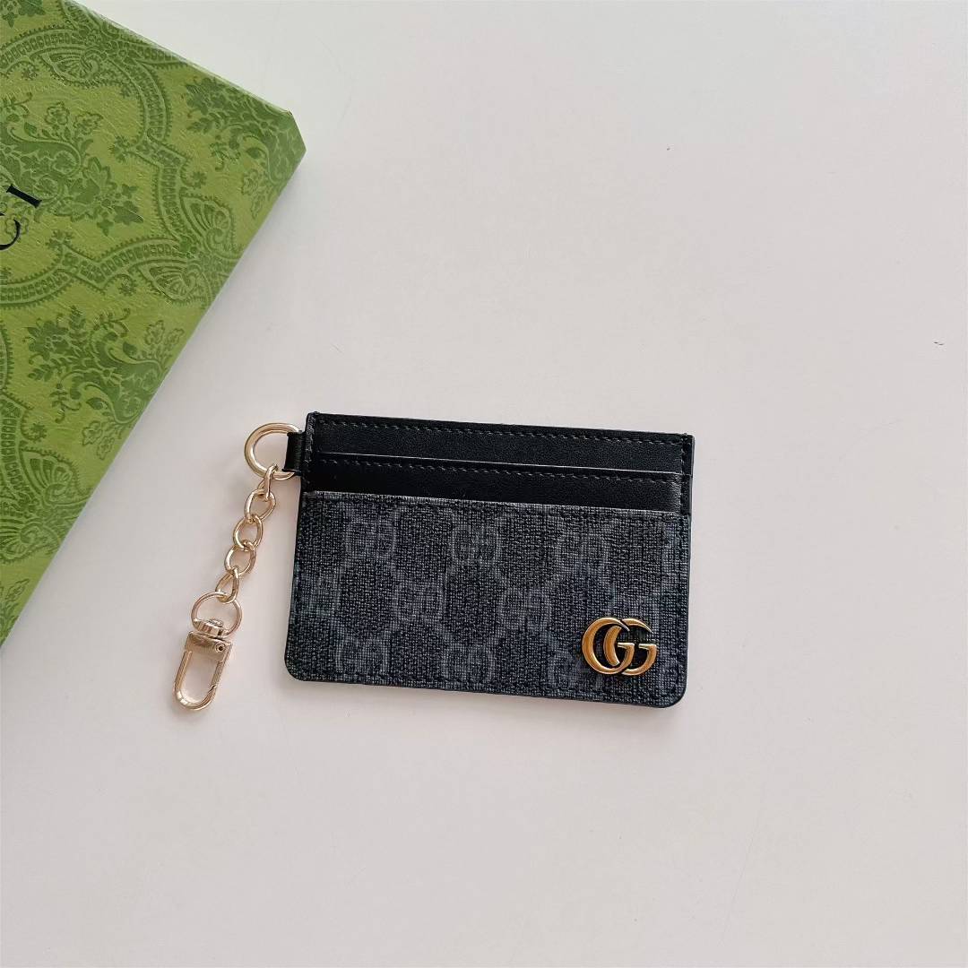 Wallet ID Zipper Card Holder Case