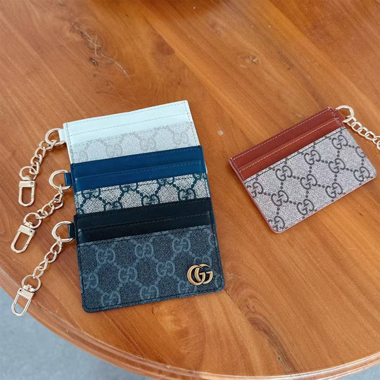 Wallet ID Zipper Card Holder Case