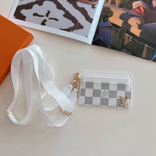Designer Card Holder With Strap