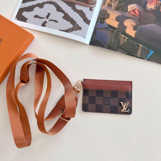 Designer Card Holder With Strap