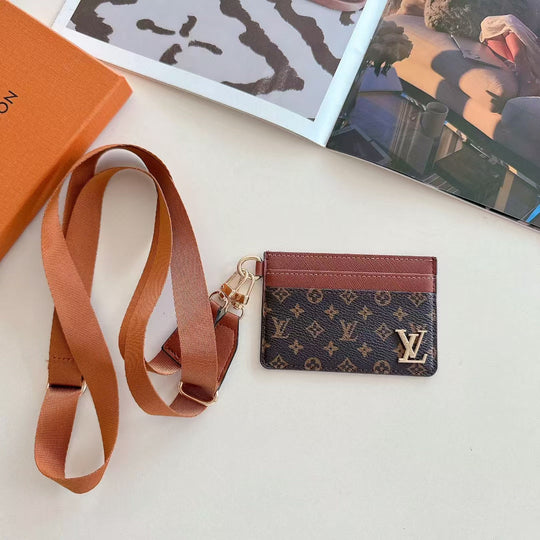 Designer Card Holder With Strap