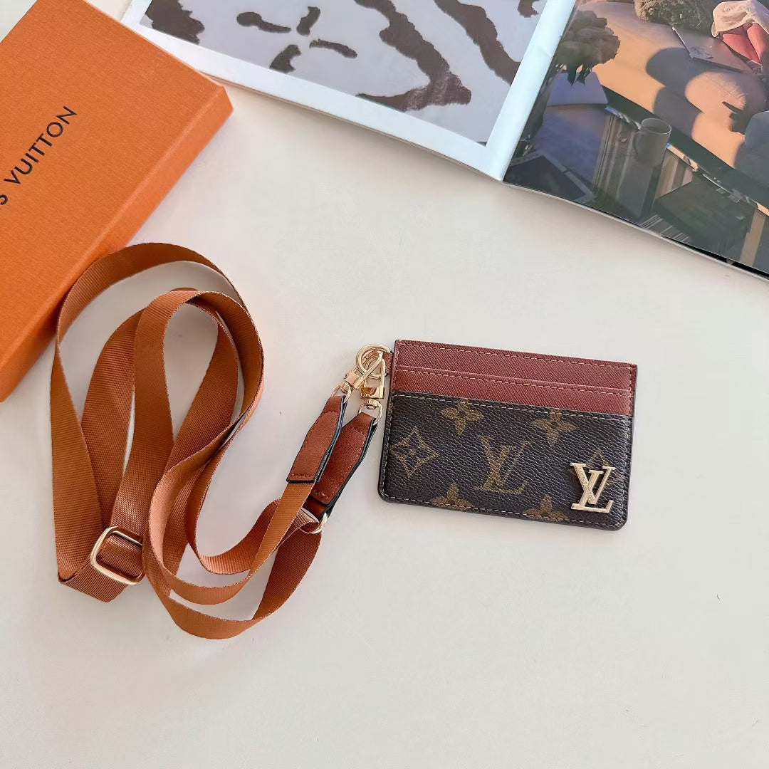 Designer Card Holder With Strap
