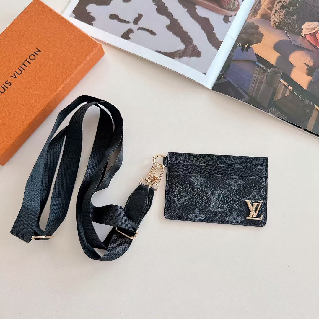 Designer Card Holder With Strap