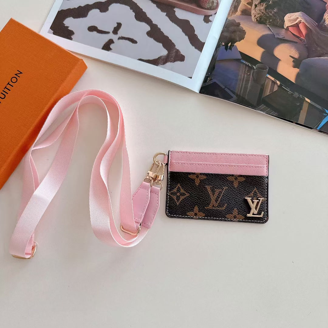 Designer Card Holder With Strap