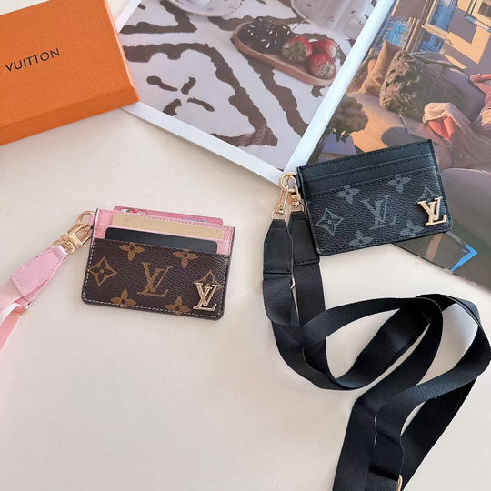 Designer Card Holder With Strap