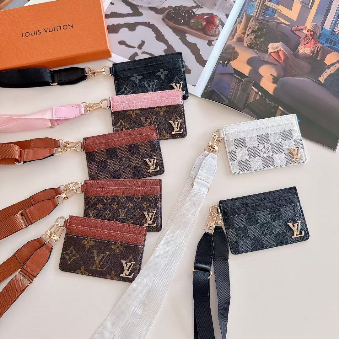 Designer Card Holder With Strap
