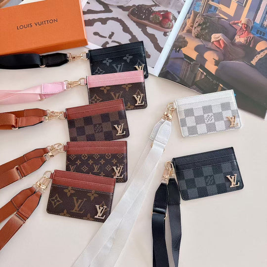 Designer Card Holder With Strap