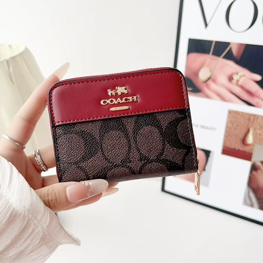 Designer Wallet Zipper Card Holder