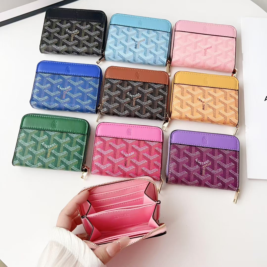 Luxury Zipper ID Card Holder