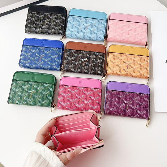 Luxury Zipper ID Card Holder