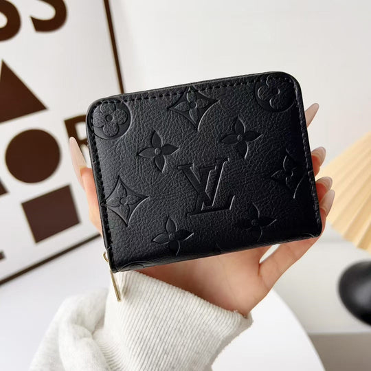 small Wallet Card Holder Women With ZIP