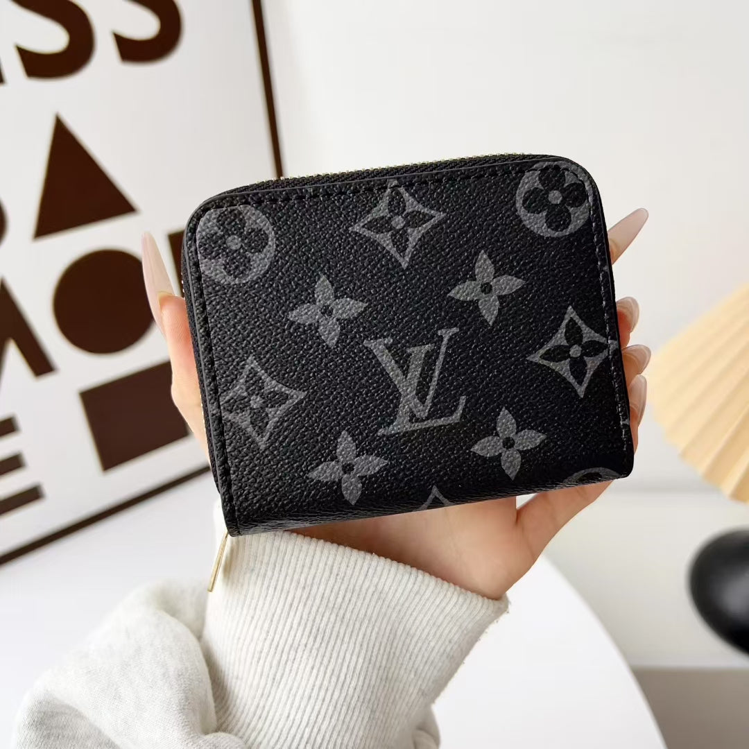 small Wallet Card Holder Women With ZIP