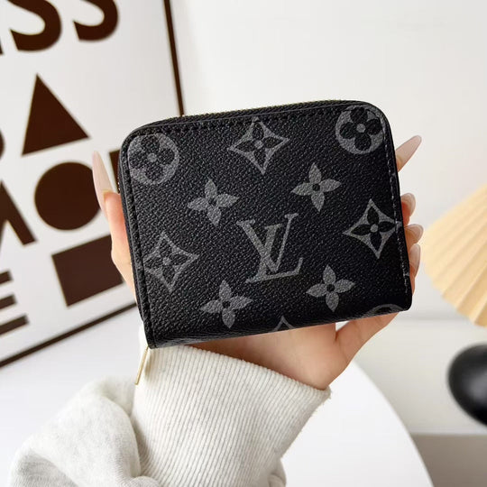 small Wallet Card Holder Women With ZIP