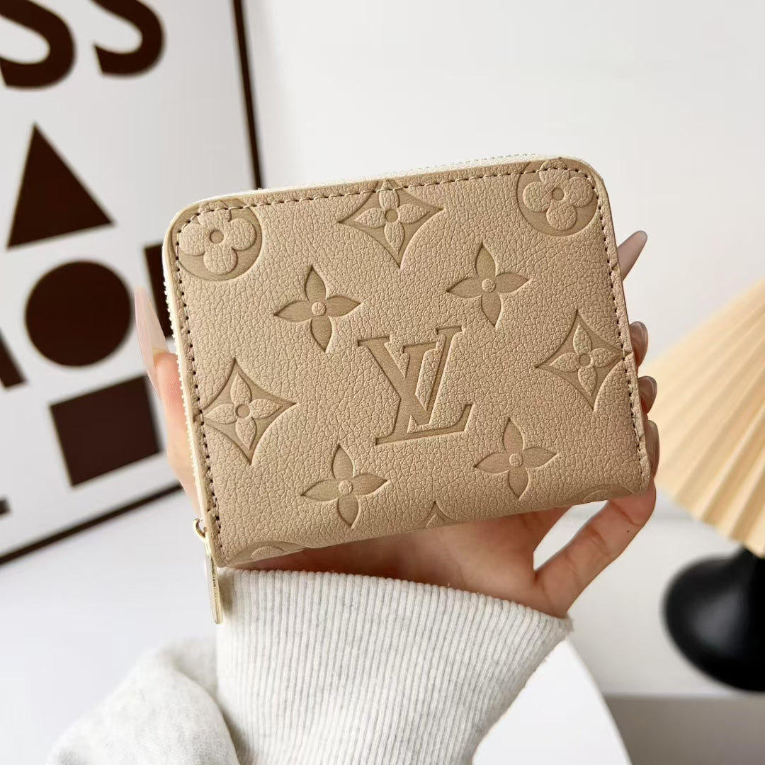 small Wallet Card Holder Women With ZIP