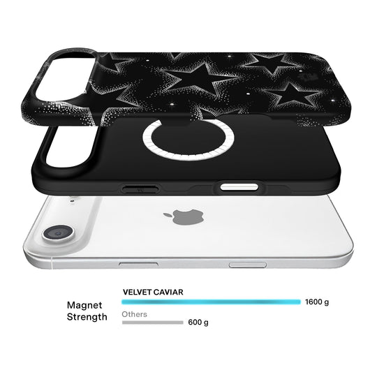 Crystal Chrome Stars iPhone Case – Cute Aesthetic Phone Cover