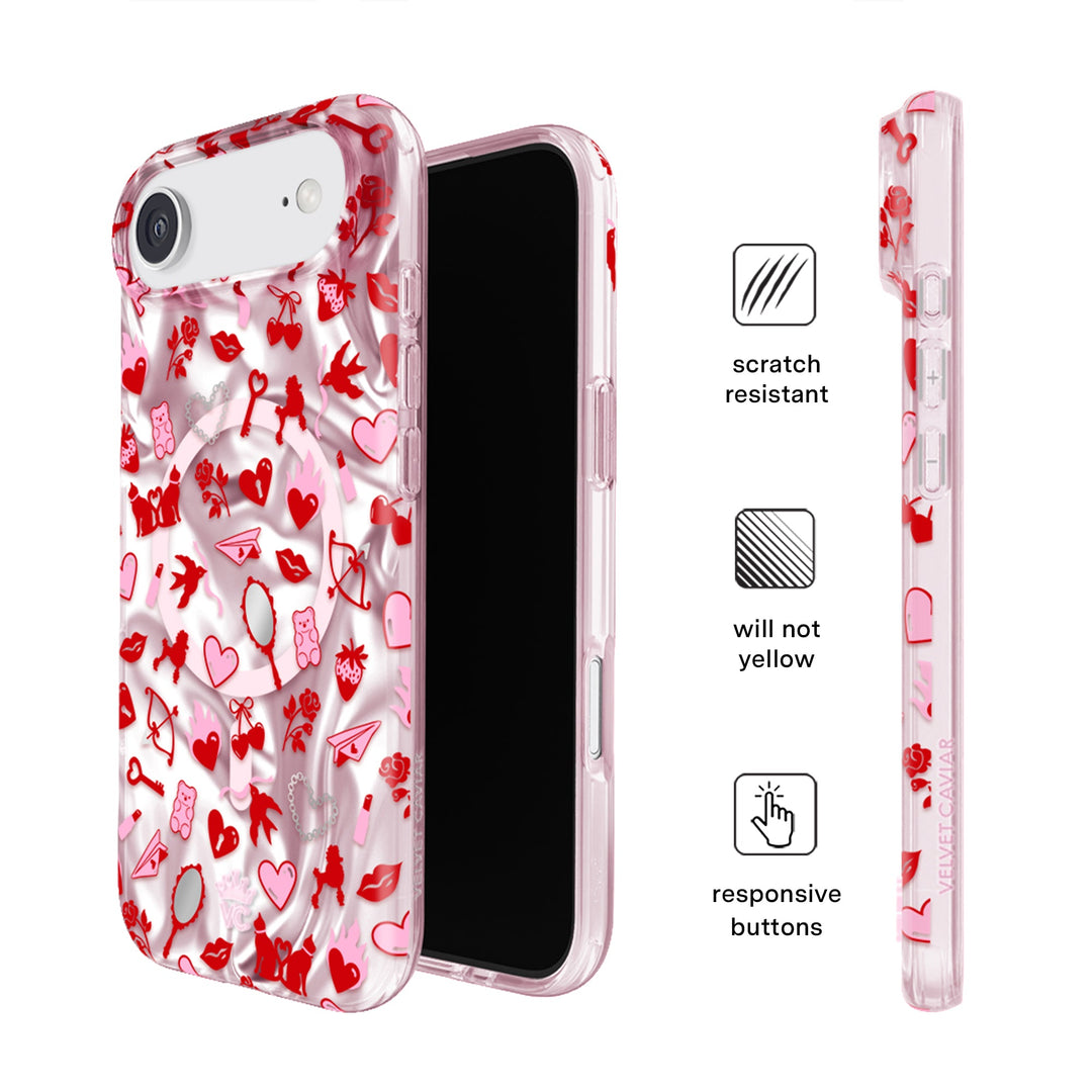 Lover Girl Holo iPhone Case – Luxury Aesthetic Phone Cover