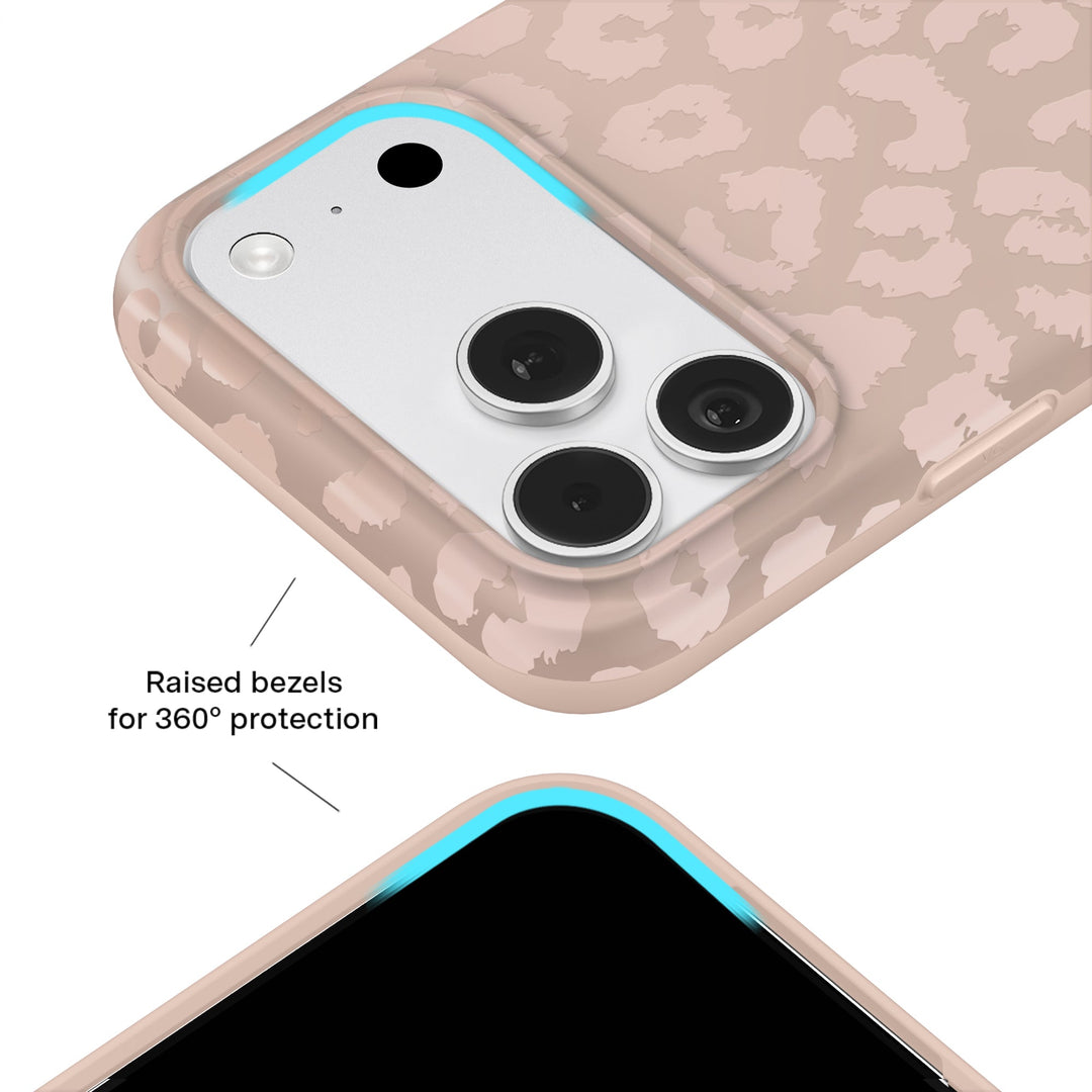 Nude Leopard iPhone Case – Trendy Protective Phone Cover