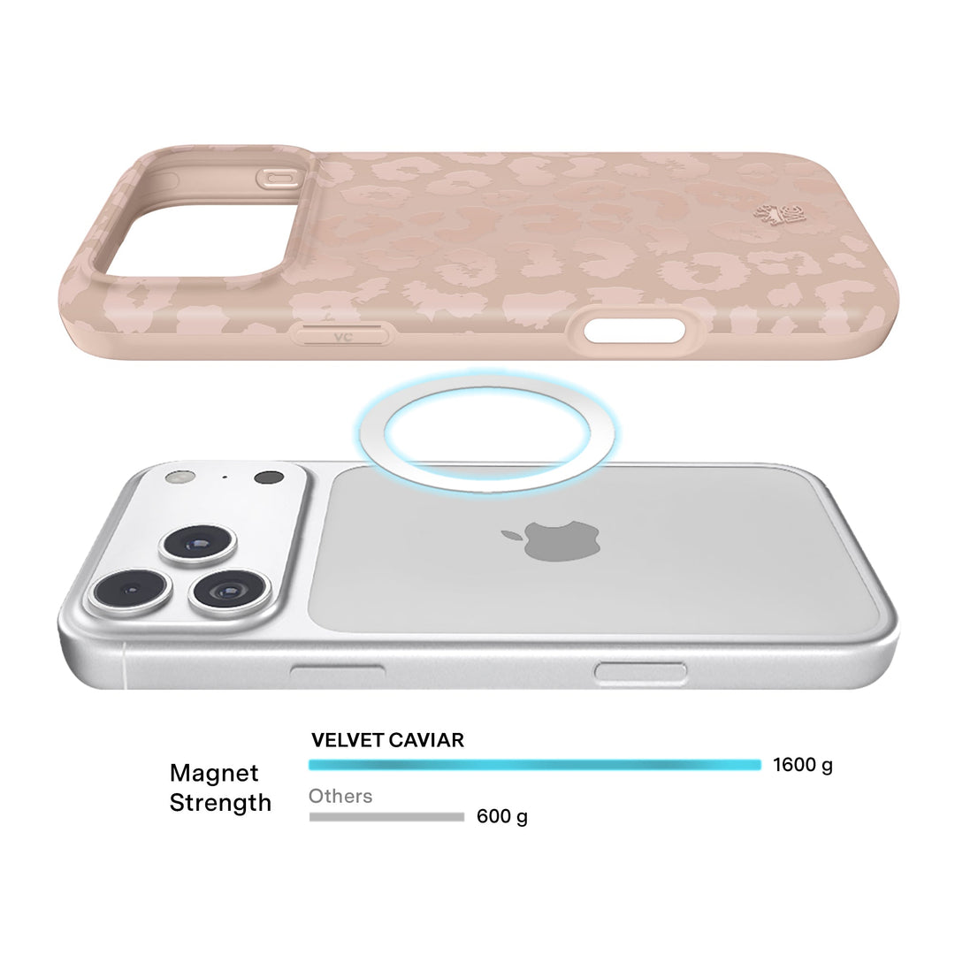 Nude Leopard iPhone Case – Trendy Protective Phone Cover