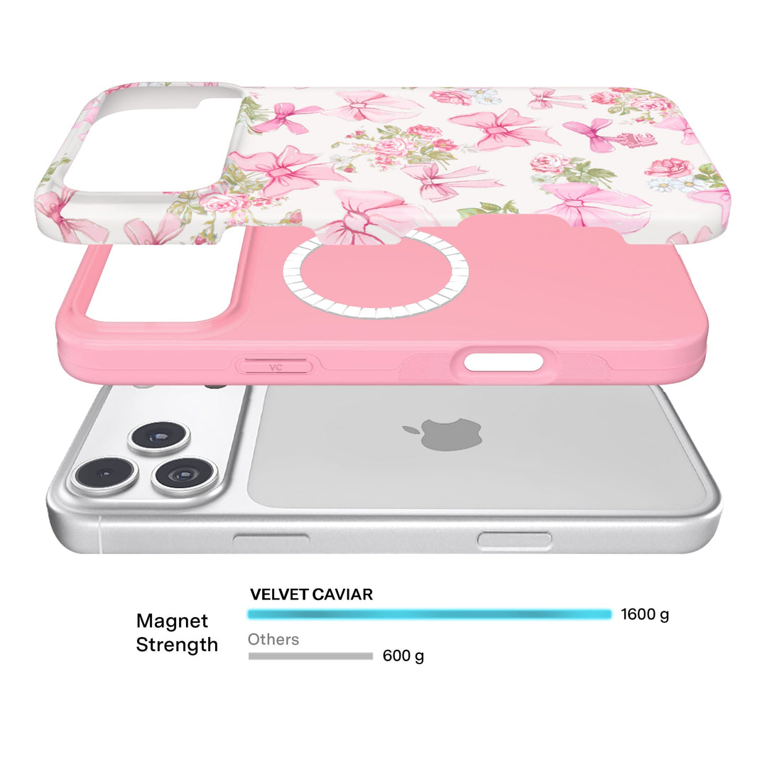 Posie Pink Bow iPhone Case – Cute Aesthetic Phone Cover
