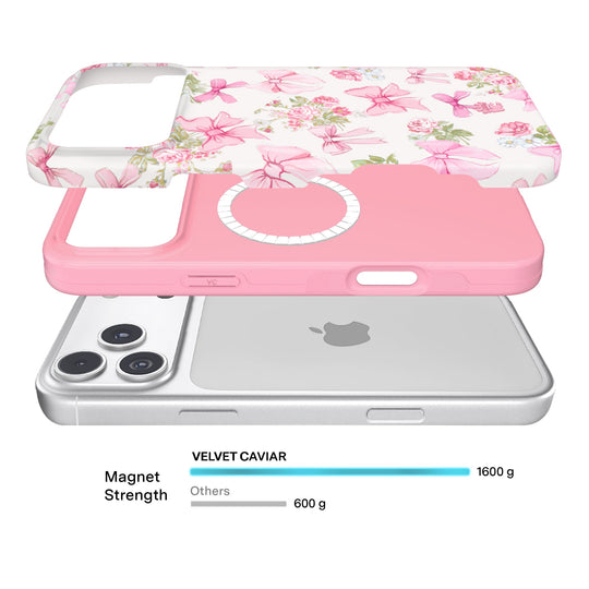 Posie Pink Bow iPhone Case – Cute Aesthetic Phone Cover