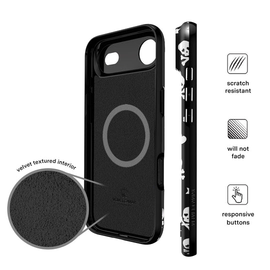 Chrome Skulls iPhone Case – Aesthetic Shockproof Phone Cover