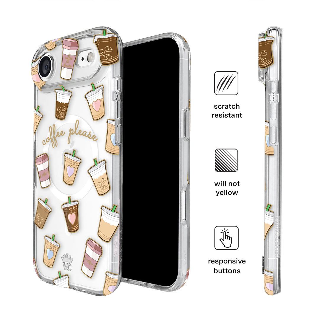 Coffee First iPhone Case – Stylish Slim Phone Cover