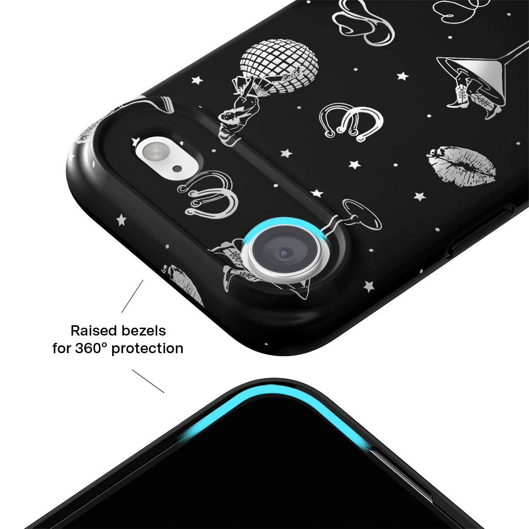Disco Cowgirl iPhone Case – Trendy Protective Phone Cover
