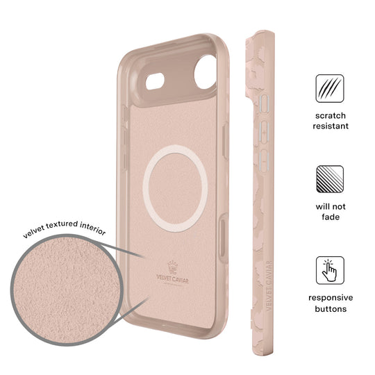 Nude Leopard iPhone Case – Trendy Protective Phone Cover