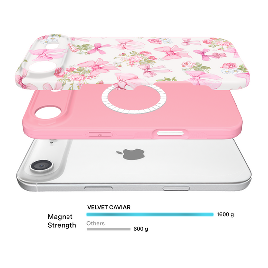 Posie Pink Bow iPhone Case – Cute Aesthetic Phone Cover
