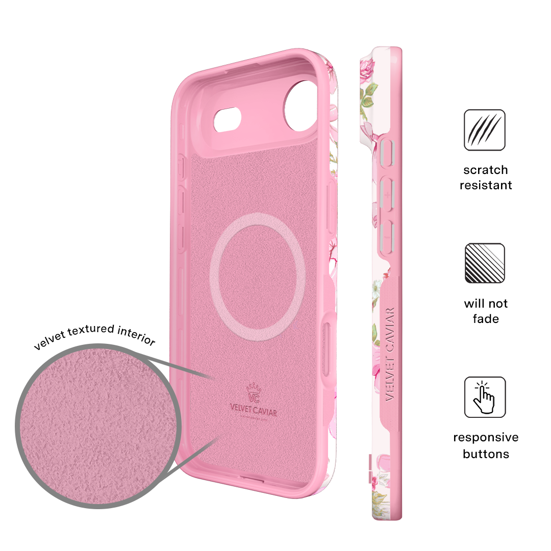 Posie Pink Bow iPhone Case – Cute Aesthetic Phone Cover