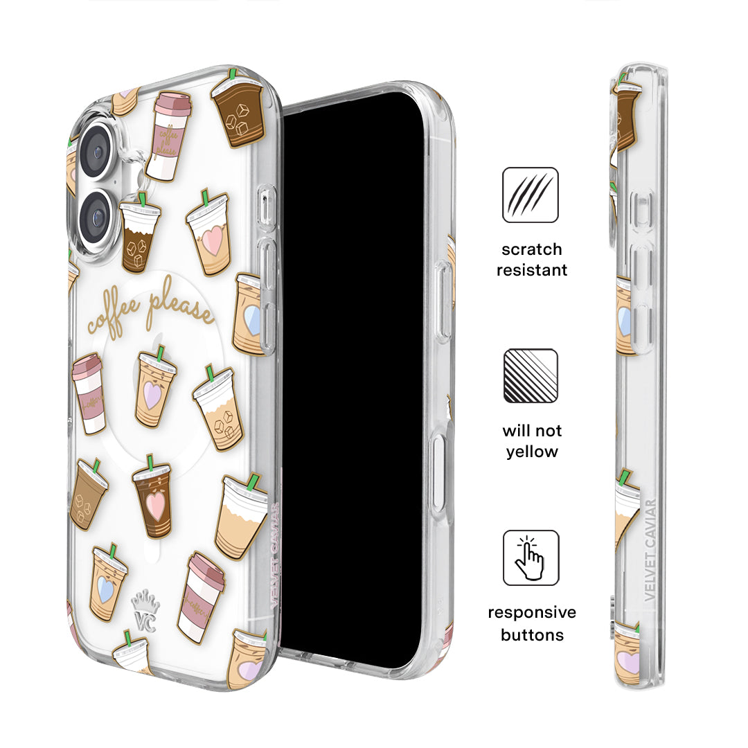 Coffee First iPhone Case – Stylish Slim Phone Cover