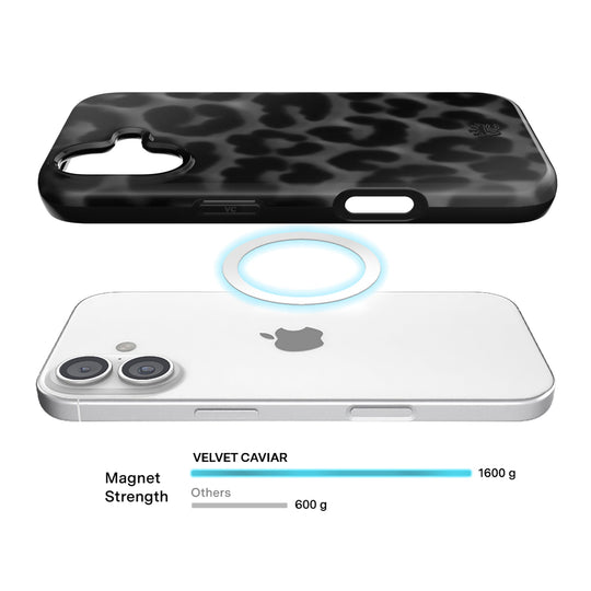 It Girl Black Leopard iPhone Case – Aesthetic Shockproof Phone Cover