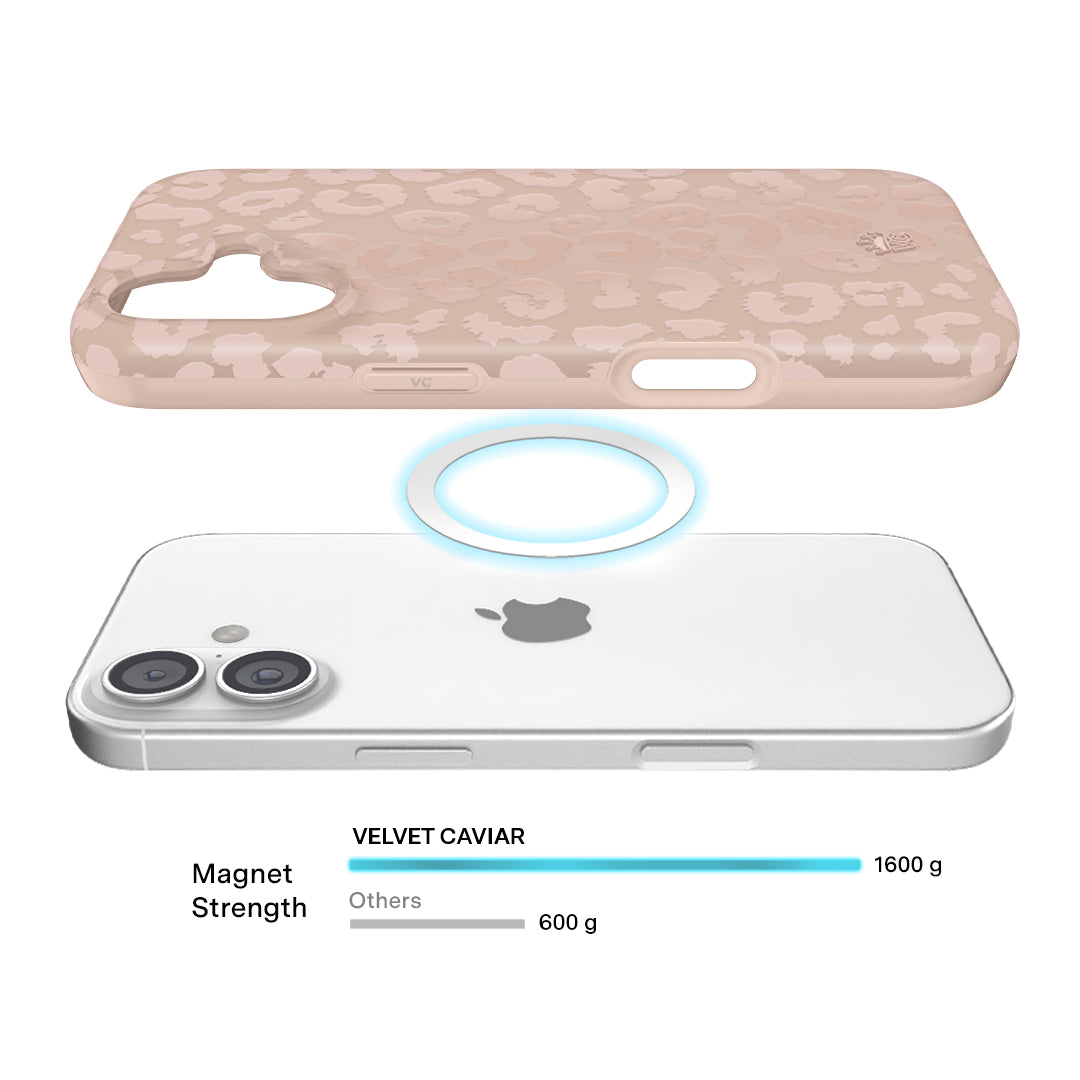 Nude Leopard iPhone Case – Trendy Protective Phone Cover