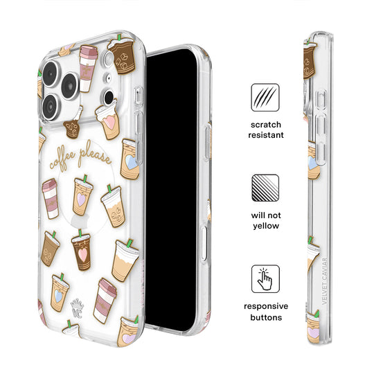 Coffee First iPhone Case – Stylish Slim Phone Cover