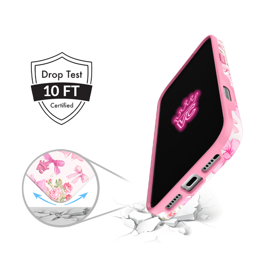 Posie Pink Bow iPhone Case – Cute Aesthetic Phone Cover