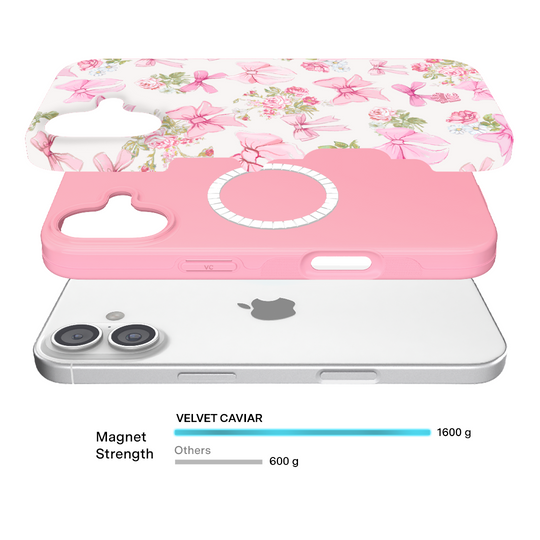 Posie Pink Bow iPhone Case – Cute Aesthetic Phone Cover