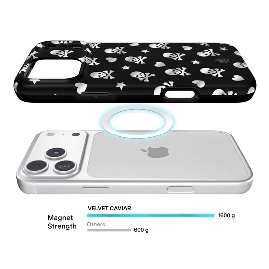 Chrome Skulls iPhone Case – Aesthetic Shockproof Phone Cover