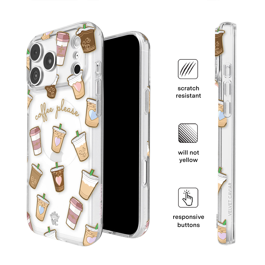 Coffee First iPhone Case – Stylish Slim Phone Cover
