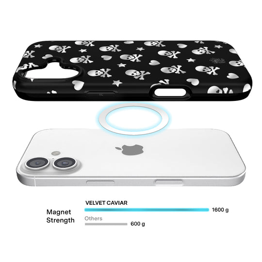 Chrome Skulls iPhone Case – Aesthetic Shockproof Phone Cover
